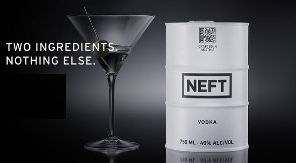 Sipping: Chill. Pour. Repeat. 🖤 Neft Vodka