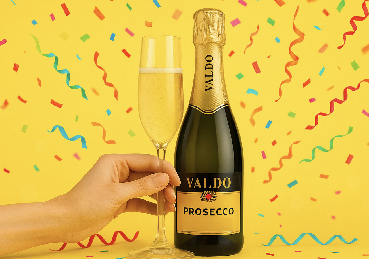 Sipping: Pop. Fizz. Valdo.
