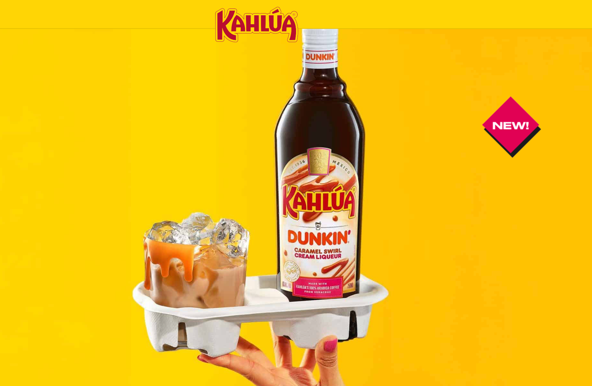 Sipping: Coffee Lovers, Meet Your Match. Kahlua Dunkin' is here.