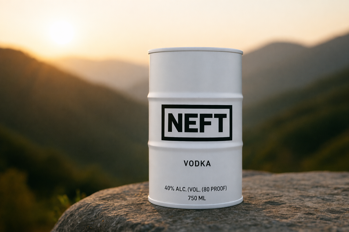 Sipping: Chill. Pour. Repeat. 🖤 Neft Vodka