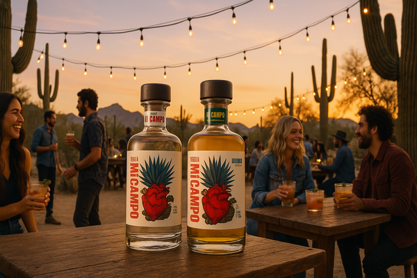 Sipping: Tequila Mi Campo. No burn. All bite. Sip like you mean it.