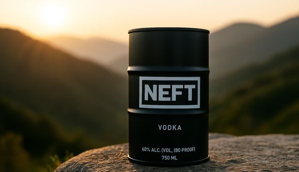 Sipping: Chill. Pour. Repeat. 🖤 Neft Vodka
