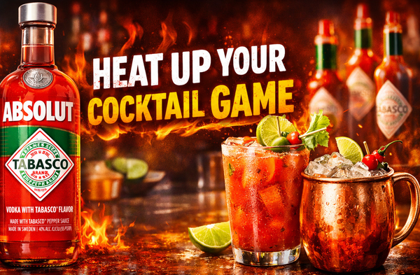 Sipping: Absolut Tabasco. When classics collide, things get spicy.